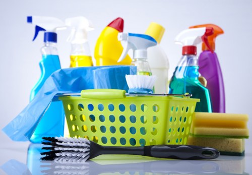 Professional after builders cleaning in a London property after renovation