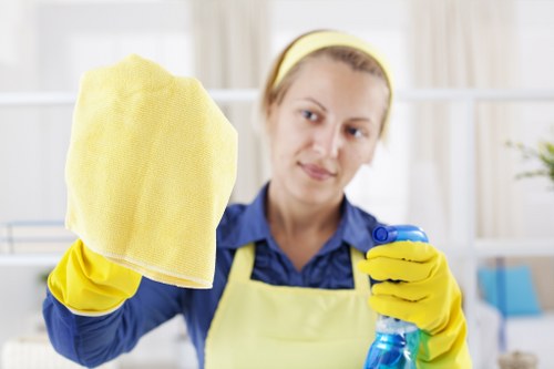 Professional end of tenancy cleaning in a London rental kitchen
