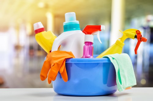 Ethical tenancy cleaning team reviewing modern slavery compliance measures