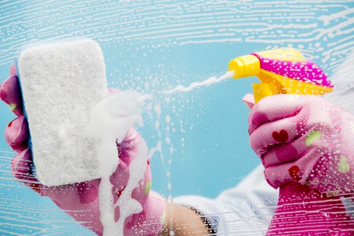 Cleared London property prepared for cleaning or sale