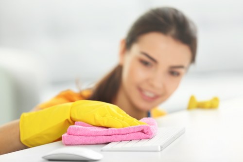 Deep carpet cleaning process for a London home interior