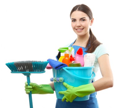 Team carrying out house clearance in a London apartment